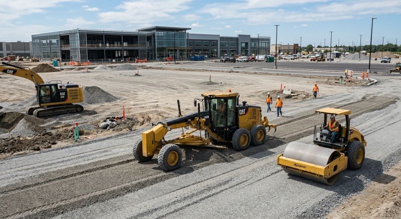 Parking Lot Leveling in Layton, UT